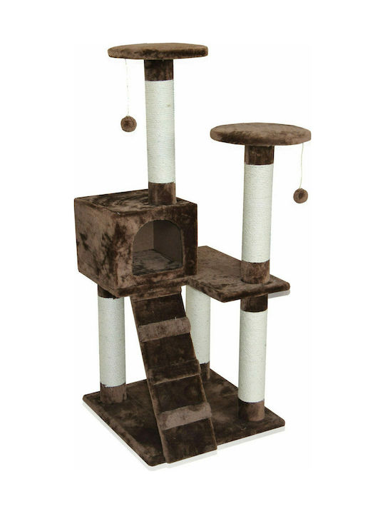Pet Interest Double Tower Καφέ 53x53x130εκ. Pet Interest Double Tower Καφέ 53x53x130εκ.