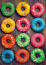 Colourful Donuts Puzzle 2D 500 Pieces