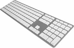 Matias FK418BTS Fără fir Bluetooth Doar tastatura UK Argint