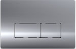 Wisa Easy-Touch Placă de scurgere pentru toalete Dual Flush F092-100