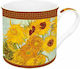 Marva Sunflowers Becher aus Porzellan Mehrfarbig 300ml