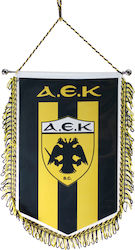 Stamion AEK ΒC Λάβαρο 27cm Κίτρινο