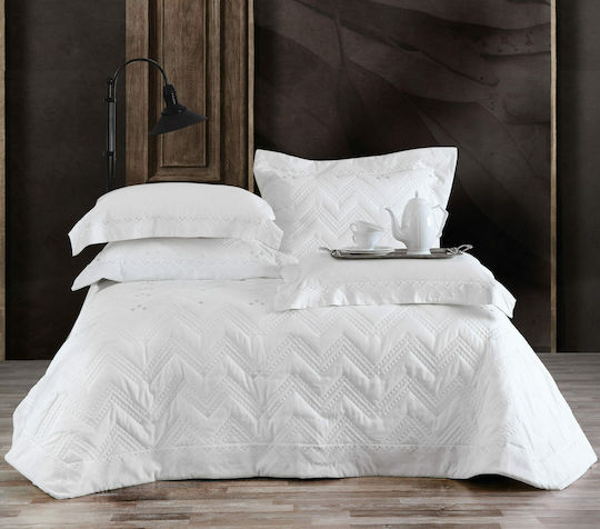 Rythmos Lizzie Булчински комплект 7бр White 235x250см