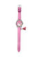 Hello Kitty Kinder-Analoguhr Girls Artificial mit Lederarmband Rosa