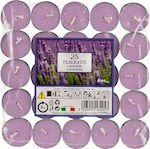 Art et Lumiere Tealights with Scent Lavender in Purple Color (up to 4 Burning Hours ) 25pcs