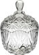 Click Glass Sweet Jar with Lid Transparent 13x13x19cm