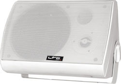 LTC Audio Passive On-wall Speaker 30W PAS-503 (Piece) 20.7x19.5x29.5cm in White Color