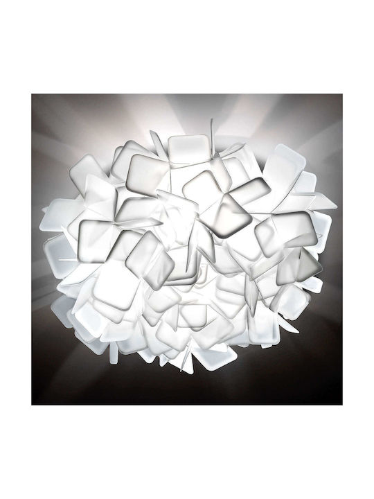 Slamp Clizia Medium Ceiling Mount Light White w...