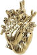 Seletti Decorative Vase Love In Bloom Gold 16.5x9x25cm