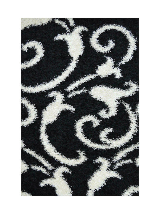 Carpet Berlin 8113 Black-White 133X190cm