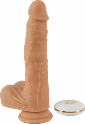 You2Toys Natural Thrusting Vibe Realistisch Vibrator mit Fernbedienung 21cm 05974570000 Flesh