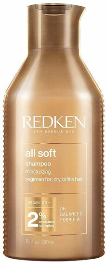 Redken All Soft Shampoos Reconstruction/Nourishment & Hydration for All Hair Types 300ml