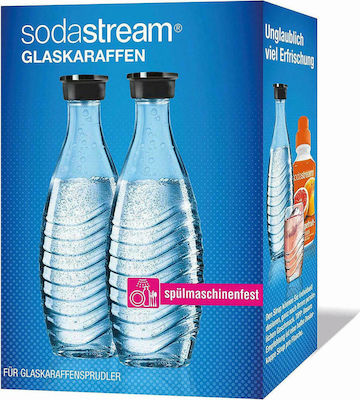 SodaStream Twin pack Glass Carafe 1047200490 Container für Karbonisiermaschinen