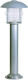 ARlight FLA 929 SL Φωτιστικό Κολωνάκι Εξωτερικού Χώρου 40W IP44 για Ντουί E27 Ασημί