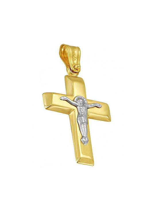 Kreuz aus 14 Karat Gold ST25572F Kreuz aus 14 Karat Gold