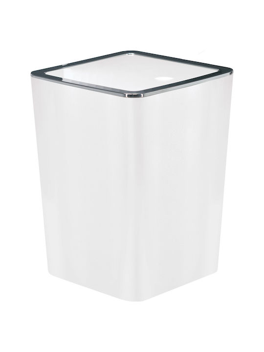 Kleine Wolke Match Plastic Toilet Bin 5lt White