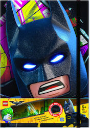 Lego Batman Movie Lbm Light Σημειωματάριο Ριγέ με Λάστιχο