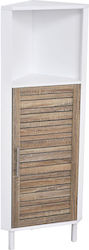 Eurocasa Dulap De Baie 30x30x118cm Laccato Matt Alb 9941