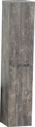 Pro Bagno 927K Floor Bathroom Column Cabinet L30xD28xH145cm Brown