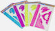 Groovy Set von 4 geometrischen Instrumenten Kunststoff (Μiverse Farben)