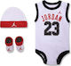 Jordan Jordan 23 Set Baby Unterwäsche Strampler Ärmellos Weiß