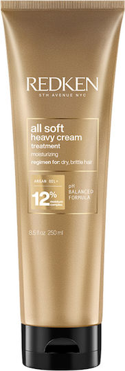 Redken All Soft Heavy Μάσκα Μαλλιών για Επανόρθωση με Argan Oil 250ml