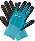 Gardena Waterproof Safety Glofe Nitrile Garden Blue