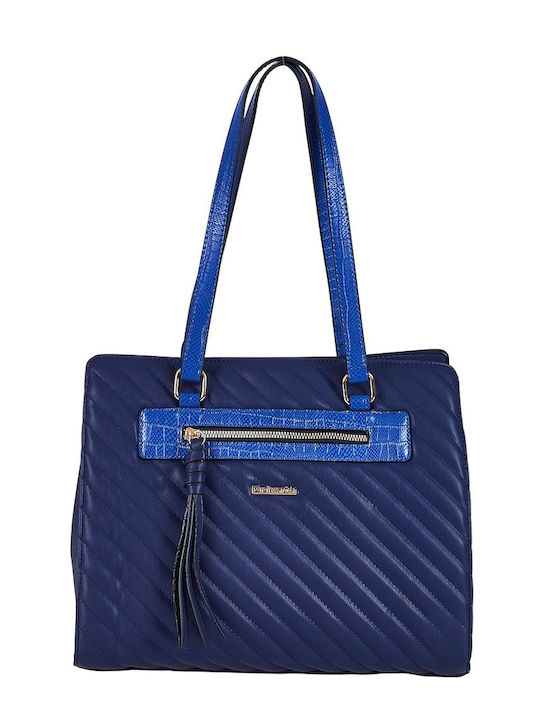 PRIVATA 92254 BLUE SHOULDER BAG