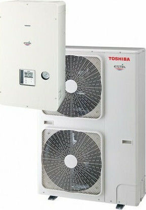 Toshiba Wärmepumpe 11.2kW Dreiphasig 55°C Teilen