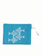 Toiletry Bag Fishes in Turquoise color 35cm
