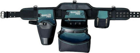 Bormann Pro BTB3200 Fabric Tool Belt with 12 Compartments and Hammer Slot