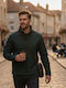 TRA628 Winter Softshell Waterproof and Windproof Green Men's Jacket