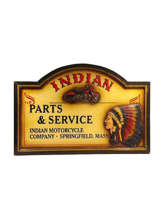 Art et Lumiere Decorative Handmade Brown Wooden Sign 60x40cm