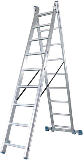Bormann Pro BHL5140 Aluminum Double Staircase 2x11