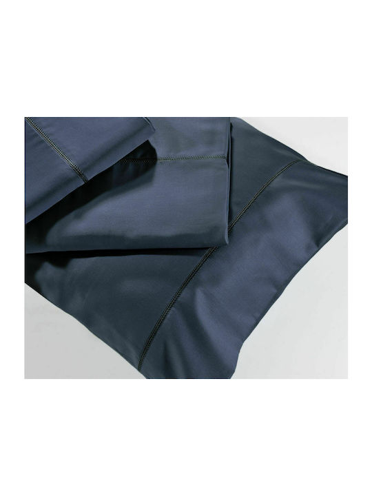 Down Town Home Sheet King Size with Elastic 205x205+40cm. S250 08 Navy