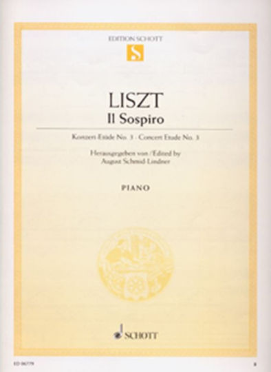 Schott Franz Liszt - Il Sospiro (Concert Etude No. 3) W003828003