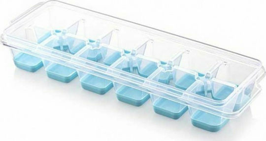Dunya Formă de cub de gheață Cubul din plastic 12 locuri Capotă Albastru KPL-16012-B 1buc Dunya Formă de cub de gheață Cubul din plastic 12 locuri Capotă Albastru KPL-16012-B 1buc