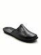 Castor Anatomic Men's Leather Slippers Black