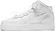 Nike Παιδικό Sneaker High Air Force 1 Mid LE για Κορίτσι Λευκό