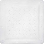 Kleine Wolke Casablanca Shower Mat with Suction Cups White 75x75cm