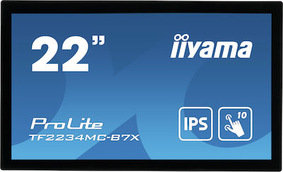 Iiyama POS Monitor ProLite 22" IPS / LED με Ανάλυση 1920x1080
