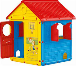 Dolu Kunststoff Kinder Spielhaus Garten City Mehrfarbig 122.5x110x104cm