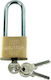 Golddoor Bronze Padlock Lengthened with Key No ...