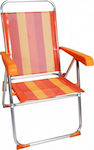 TnS Chair Beach Aluminium Orange 60x60x95cm
