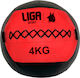 Liga Sport Exercise Ball Wall 4kg in Red Color