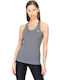 HeatGear Racer Women's Summer Sleeveless Gray Blouse