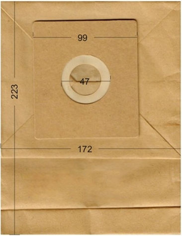 Papier Staubsaugerbeutel Singer Vc Sport