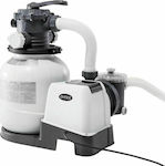 Intex Pool Water Pump Filter Single-Phase 0.3hp with Maximum Supply 7900lt/h