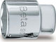 Beta Nuss Sechskant mit Vierkant-Antrieb 1/4" D...