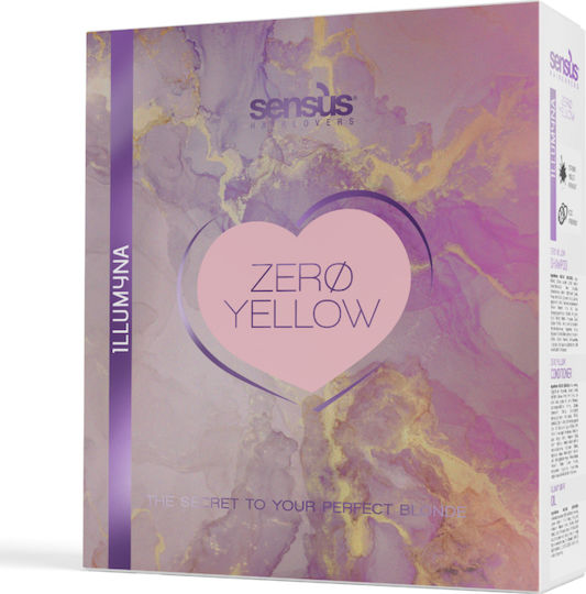Sensus Illumyna Hair Care Set with Keratin for Coloured Hair with Shampoo Conditioner and Oil 3 Pieces